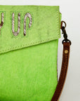 American Darling ADBGS178AL Envelope Hair-On Genuine Leather Women Bag Western Handbag Purse