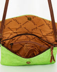 American Darling ADBGS178AL Envelope Hair-On Genuine Leather Women Bag Western Handbag Purse
