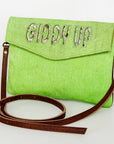 American Darling ADBGS178AL Envelope Hair-On Genuine Leather Women Bag Western Handbag Purse