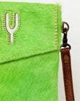 American Darling ADBGS178AM Envelope Hair-On Genuine Leather Women Bag Western Handbag Purse