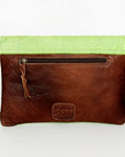 American Darling ADBGS178AM Envelope Hair-On Genuine Leather Women Bag Western Handbag Purse