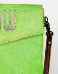 American Darling ADBGS178AN Envelope Hair-On Genuine Leather Women Bag Western Handbag Purse