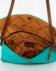American Darling ADBGS178AO Envelope Hair-On Genuine Leather Women Bag Western Handbag Purse