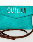 American Darling ADBGS178AR Envelope Hair-On Genuine Leather Women Bag Western Handbag Purse
