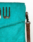 American Darling ADBGS178AR Envelope Hair-On Genuine Leather Women Bag Western Handbag Purse