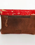 American Darling ADBGS178AU Envelope Hair-On Genuine Leather Women Bag Western Handbag Purse