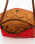 American Darling ADBGS178AU Envelope Hair-On Genuine Leather Women Bag Western Handbag Purse