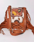American Darling Cross Body I Hand Tooled Hair-On Genuine Leather Women Bag Western Handbag Purse