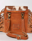 American Darling Cross Body I Hand Tooled Hair-On Genuine Leather Women Bag Western Handbag Purse