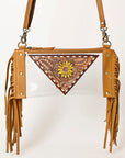 American Darling Clear Bag Hand Tooled Genuine Leather Women Bag Western Handbag Purse