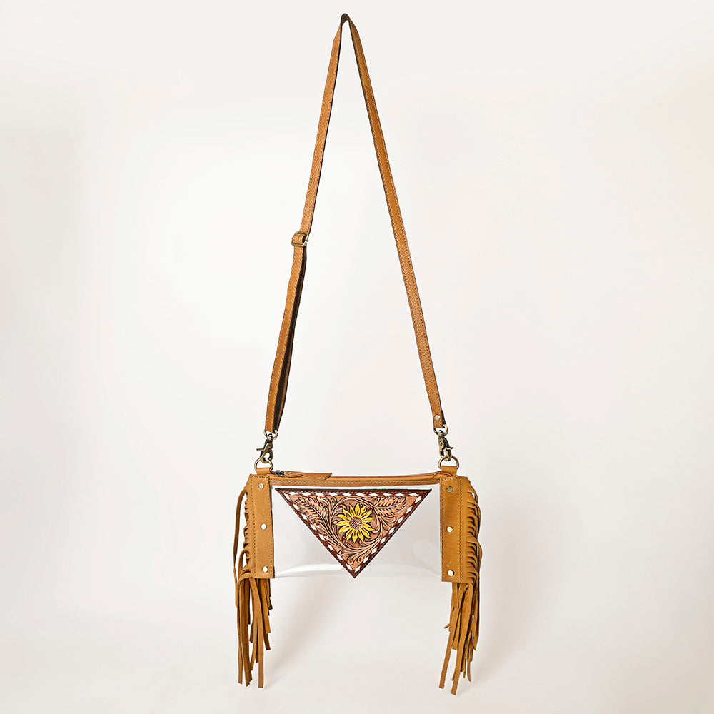 American Darling Clear Bag Hand Tooled Genuine Leather Women Bag Western Handbag Purse