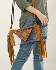 American Darling Clear Bag Hand Tooled Genuine Leather Women Bag Western Handbag Purse