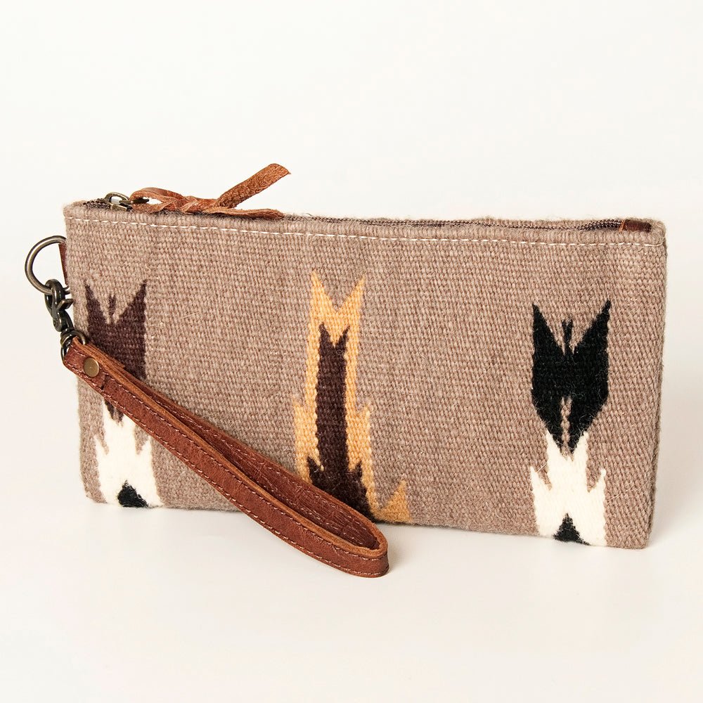 American Darling Wristlet Genuine Leather Women Bag W. Handbag Purse –
