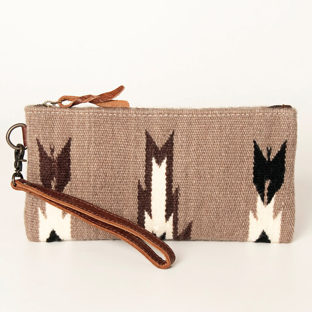 American Darling Wristlet Genuine Leather Women Bag W. Handbag Purse –