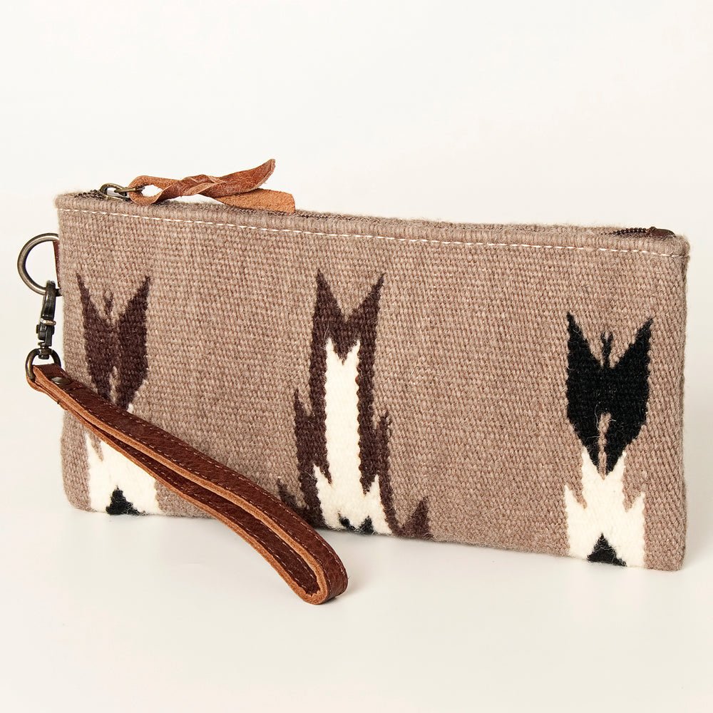 American Darling Wristlet Genuine Leather Women Bag W. Handbag Purse –