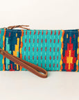 American Darling Wristlet Saddle Blanket Fabric Genuine Leather Western Women Bag | Handbag Purse | Women Wristlet | Wristlet Wristlet | Travel Wristlet | Leather Wristlet | Clutch Wristlet