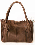 Never Mind Nmbgm110G Tote Vintage Handmade Genuine Cowhide Leather Women Bag Western Handbag Purse