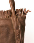 Never Mind Nmbgm110G Tote Vintage Handmade Genuine Cowhide Leather Women Bag Western Handbag Purse
