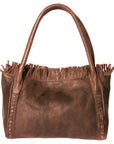 Never Mind Nmbgm110G Tote Vintage Handmade Genuine Cowhide Leather Women Bag Western Handbag Purse