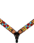 Bar H Equine Western Horse Floral Embroidery Design Genuine American Leather Tack Set