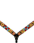 Bar H Equine Western Horse Floral Embroidery Design Genuine American Leather Tack Set