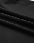 Solid Boat Neck Long Sleeve Top