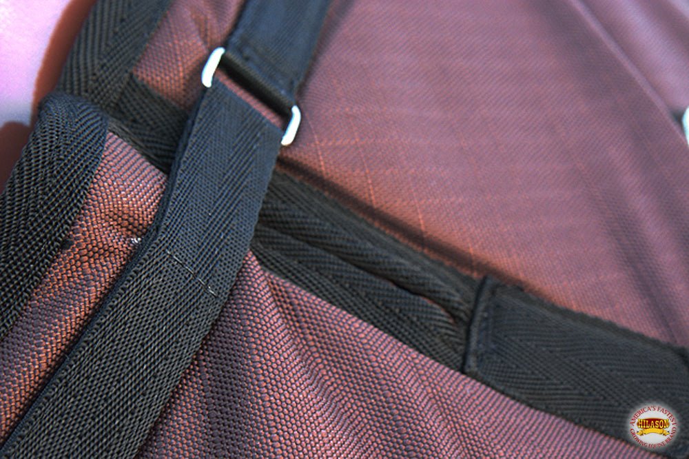 Brown and Black Horse Turnout Blanket With Weatherproof Comfort