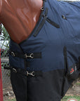Hilason 600D Winter Waterproof Horse Turnout Blanket Belly Wrap Navy