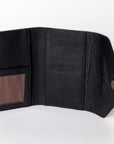 OHLAY WALLET Hand Tooled  Genuine Leather women bag western handbag purse
