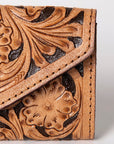 OHLAY WALLET Hand Tooled  Genuine Leather women bag western handbag purse