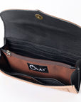 OHLAY WALLET Hand Tooled  Genuine Leather women bag western handbag purse