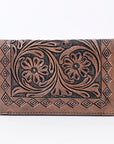 OHLAY WALLET Hand Tooled  Genuine Leather women bag western handbag purse
