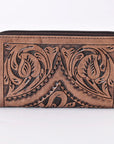OHLAY WALLET Hand Tooled  Genuine Leather women bag western handbag purse