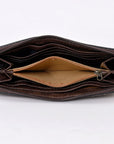 OHLAY WALLET Hand Tooled  Genuine Leather women bag western handbag purse