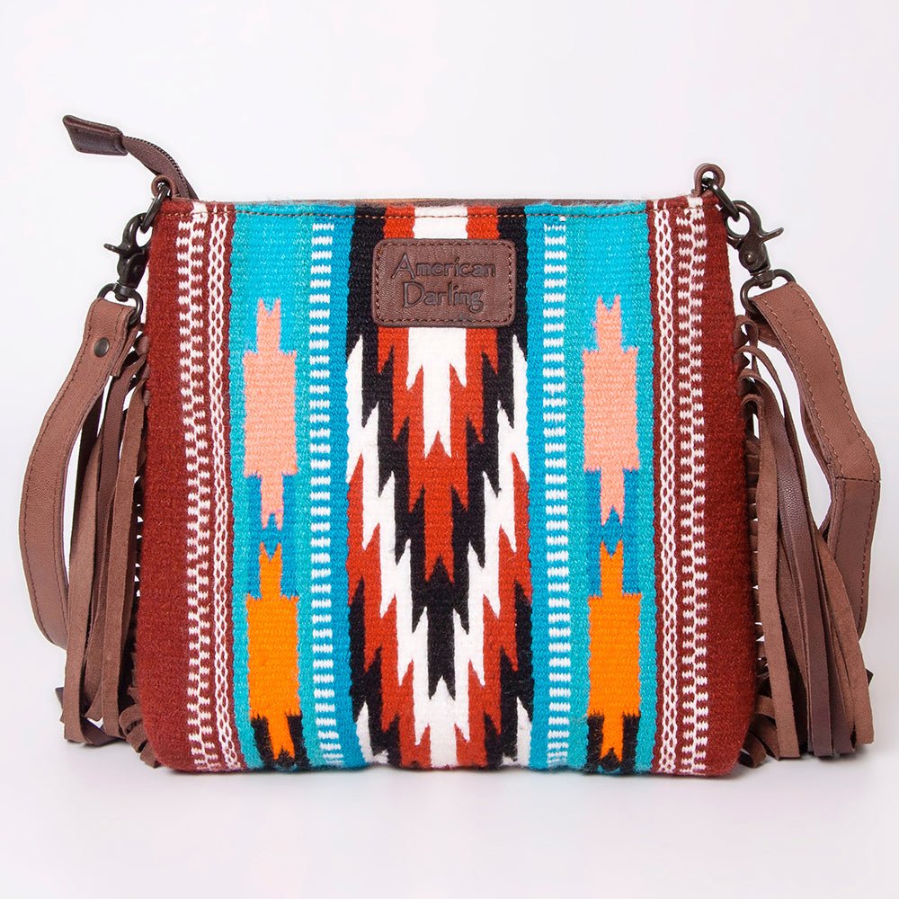 American Darling Hand Tooled Genuine Leather Women Bag Western Handbag Purse