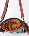 American Darling Signature Crossbody Hand Tooled Saddle Blanket Genuine Leather Women Bag Western Handbag Purse