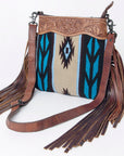 American Darling Signature Crossbody Hand Tooled Saddle Blanket Genuine Leather Women Bag Western Handbag Purse