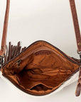 American Darling Small Crossbody Saddle Blanket Genuine Leather women bag western handbag purse