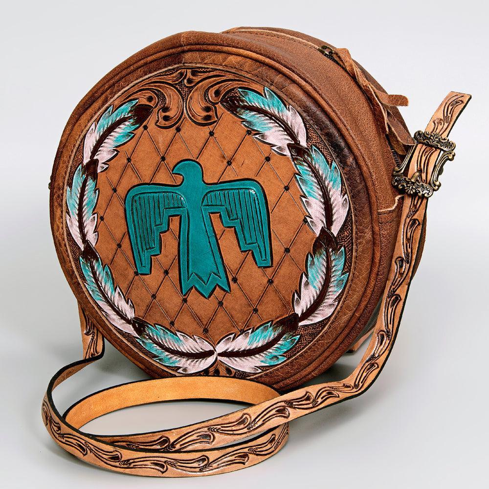 American Darling Hand Tooled Genuine Leather Women Bag Western Handbag Purse