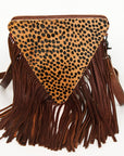American Darling Hair On Genuine Leather Women Bag Western Handbag Purse