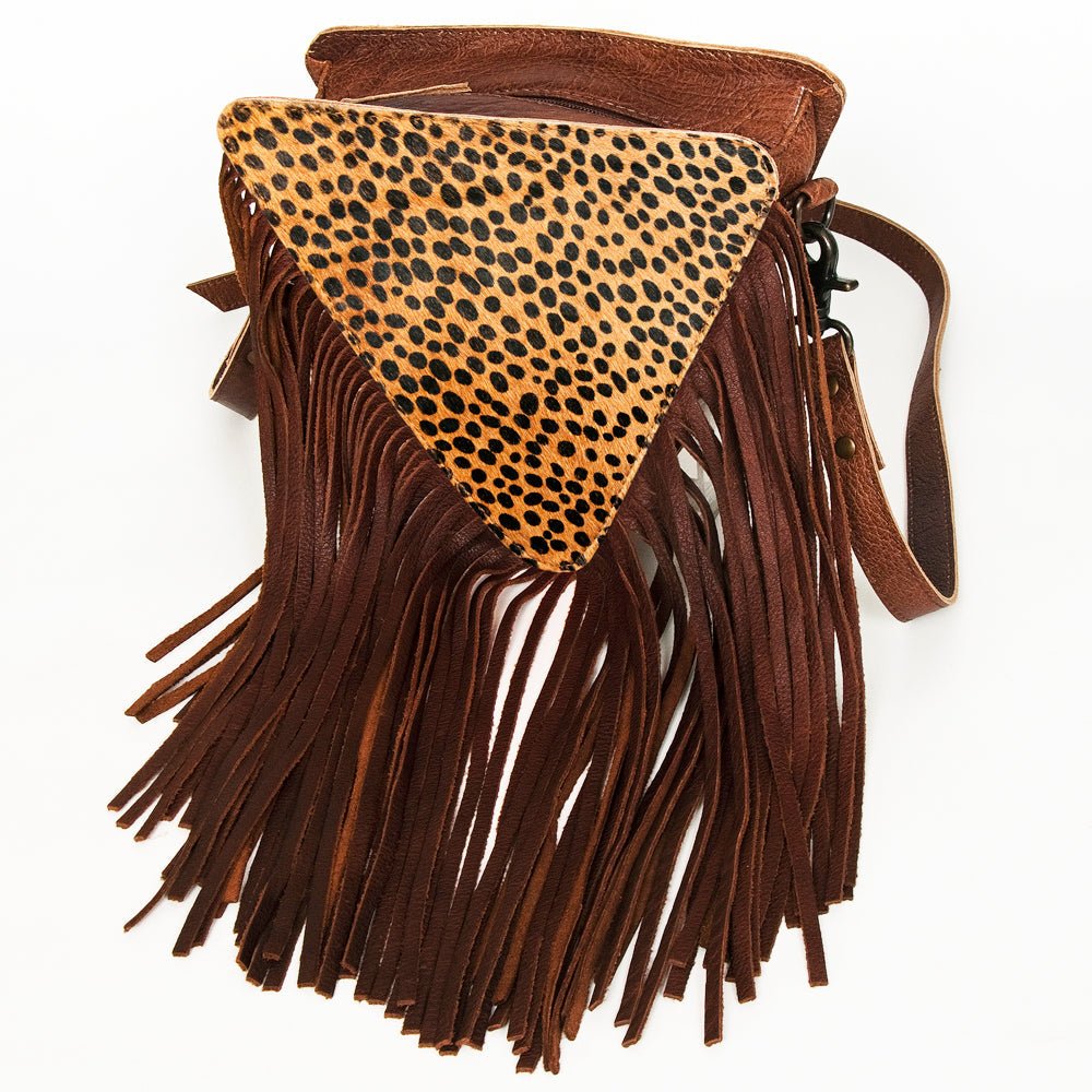 American Darling Hair On Genuine Leather Women Bag Western Handbag Purse