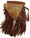 American Darling Hair On Genuine Leather Women Bag Western Handbag Purse