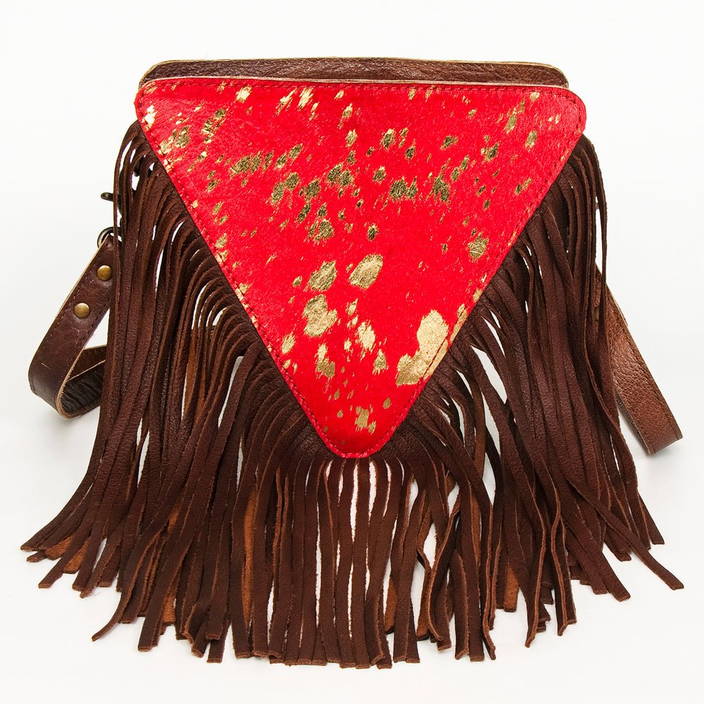 American Darling Hair On Genuine Leather Women Bag Western Handbag Purse