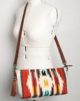 ADBG936 American Darling Saddle Blanket Genuine Leather Women Bag Western Handbag Purse