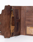 American Darling Hand Tooled Genuine Leather Women Bag Western Handbag Purse