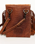 American Darling Hair On Genuine Leather Women Bag Western Handbag Purse