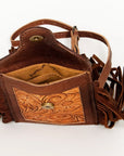 American Darling Hair On Genuine Leather Women Bag Western Handbag Purse