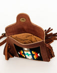 American Darling Hair On Genuine Leather Women Bag Western Handbag Purse