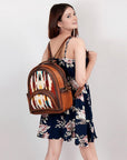 ADBG944 American Darling Saddle Blanket Genuine Leather Women Bag Western Handbag Purse