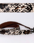 American Darling ADBT143E Hair-On Genuine Leather Crossbody Handle Strap For Bags